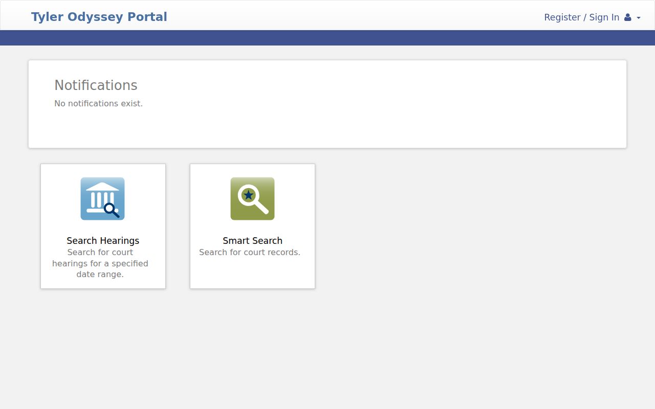 Fannin County warrant search starting point on the Tyler court records portal